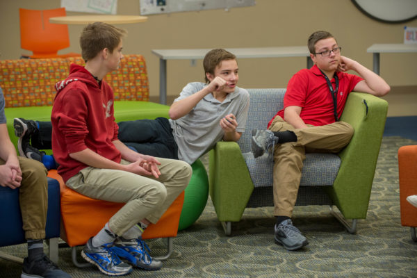 Students listening