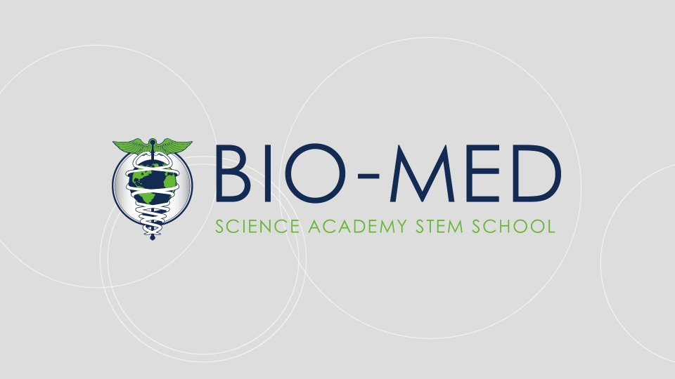 Bio Med Science Academy logo on gray background